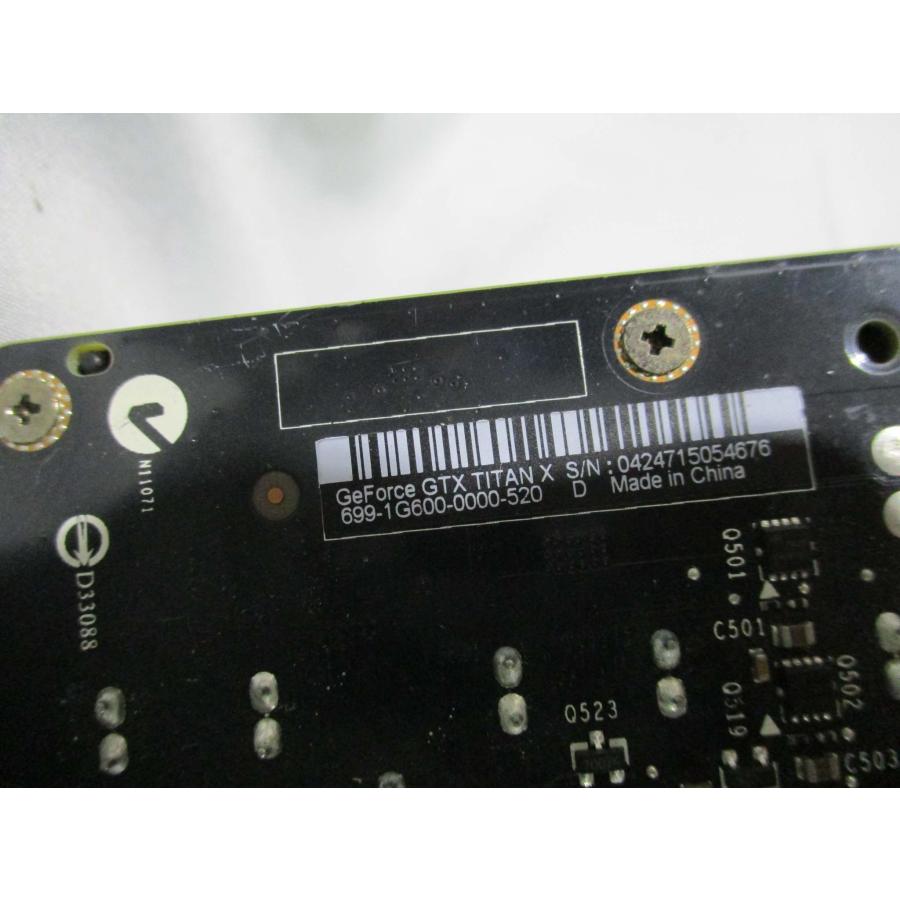 中古 NVIDIA MSI GeForce GTX TITAN X 12GB グラフィックボード 中古 NVIDIA MSI GeForce GTX TITAN X 12GB グラフィックボード