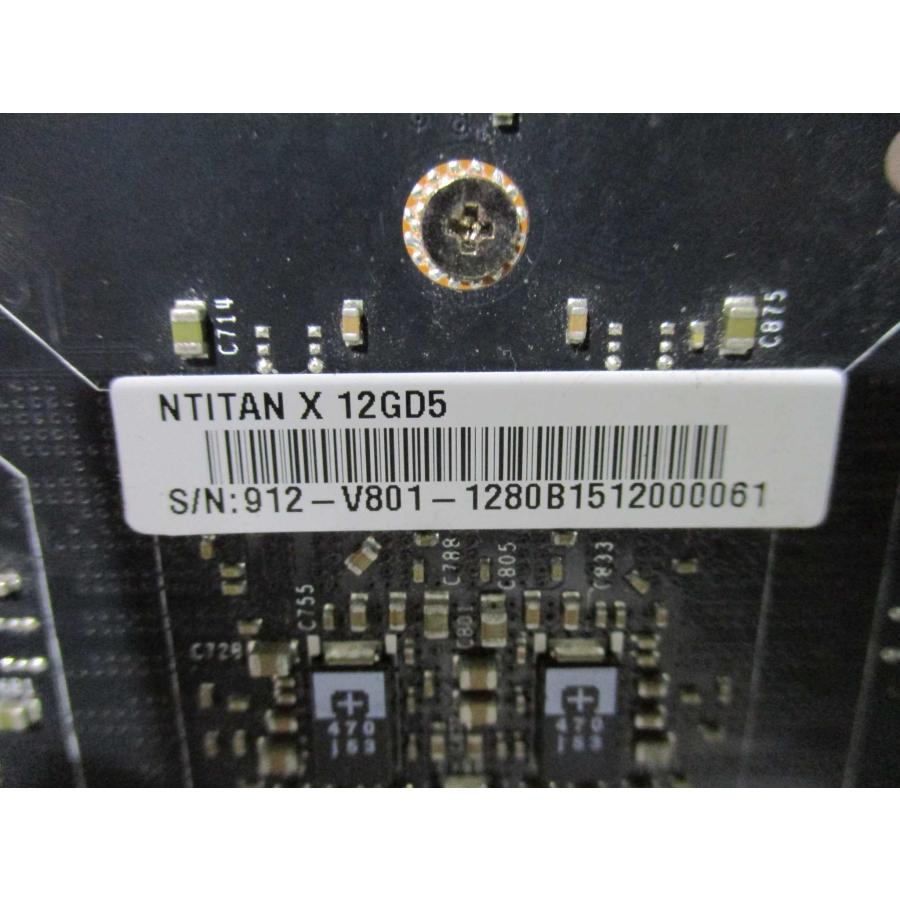 中古 NVIDIA MSI GeForce GTX TITAN X 12GB グラフィックボード 中古 NVIDIA MSI GeForce GTX TITAN X 12GB グラフィックボード