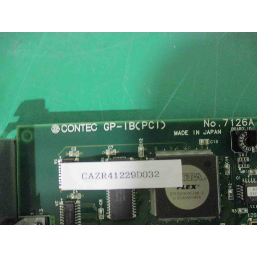 中古 CONTEC GP-IB(PCI) PCIバス対応GPIB通信ボード(CAZR41229D032