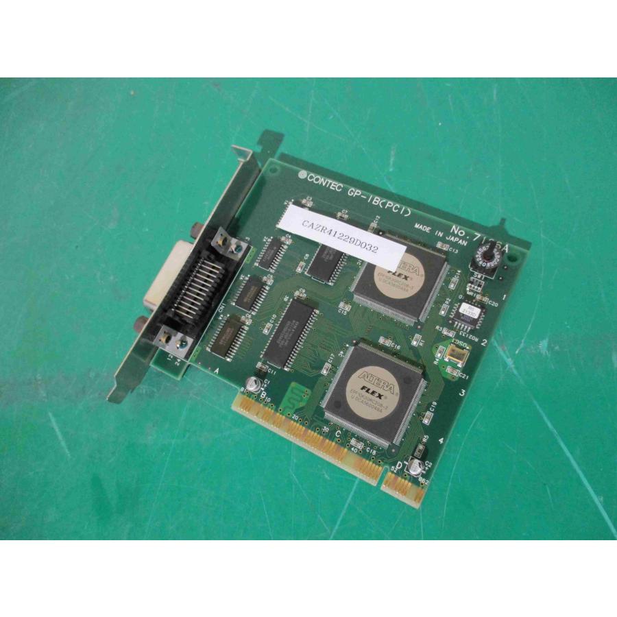 中古 CONTEC GP-IB(PCI) PCIバス対応GPIB通信ボード(CAZR41229D032