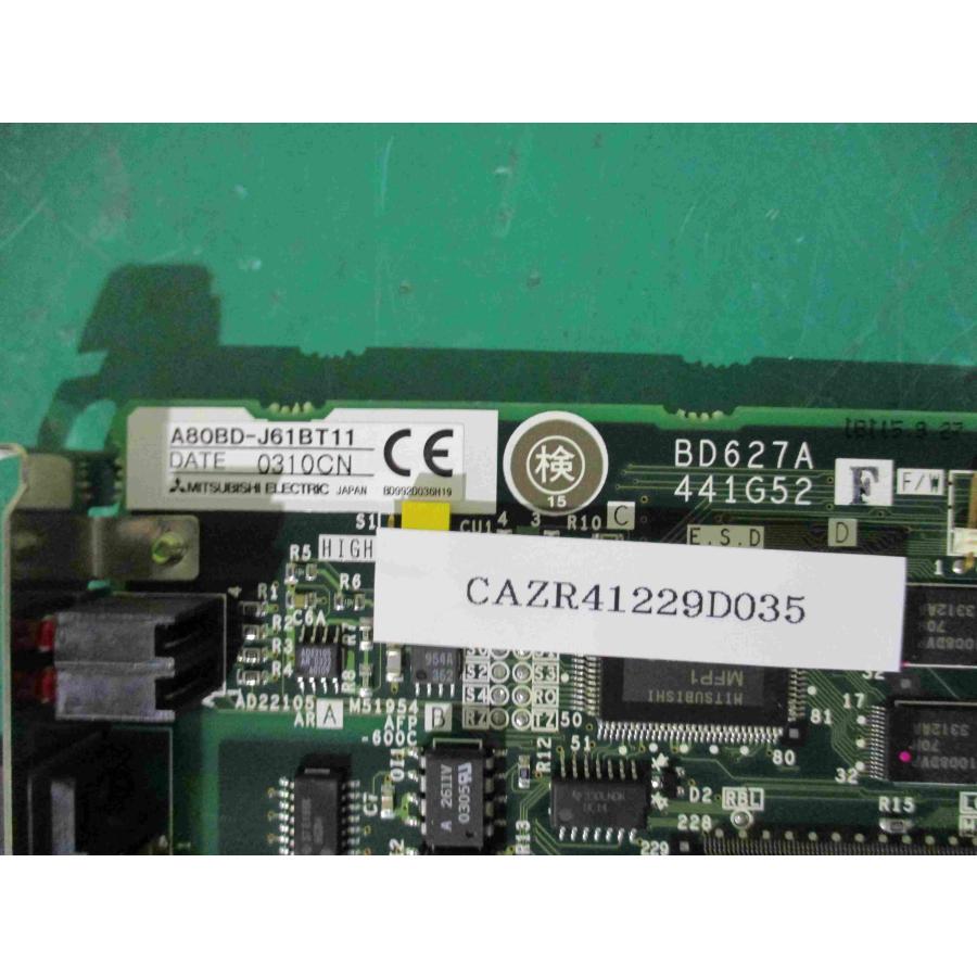 中古 MITSUBISHI A80BD-J61BT11 インタフェースボード(CAZR41229D035)｜growdetradingltd｜02