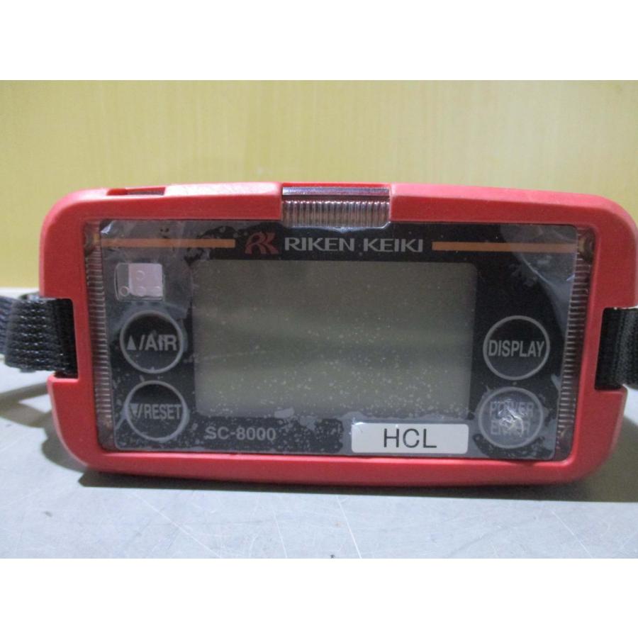 中古 RIKEN KEIKI SC-8000/BUD-8000(S) ポータブルガスモニター