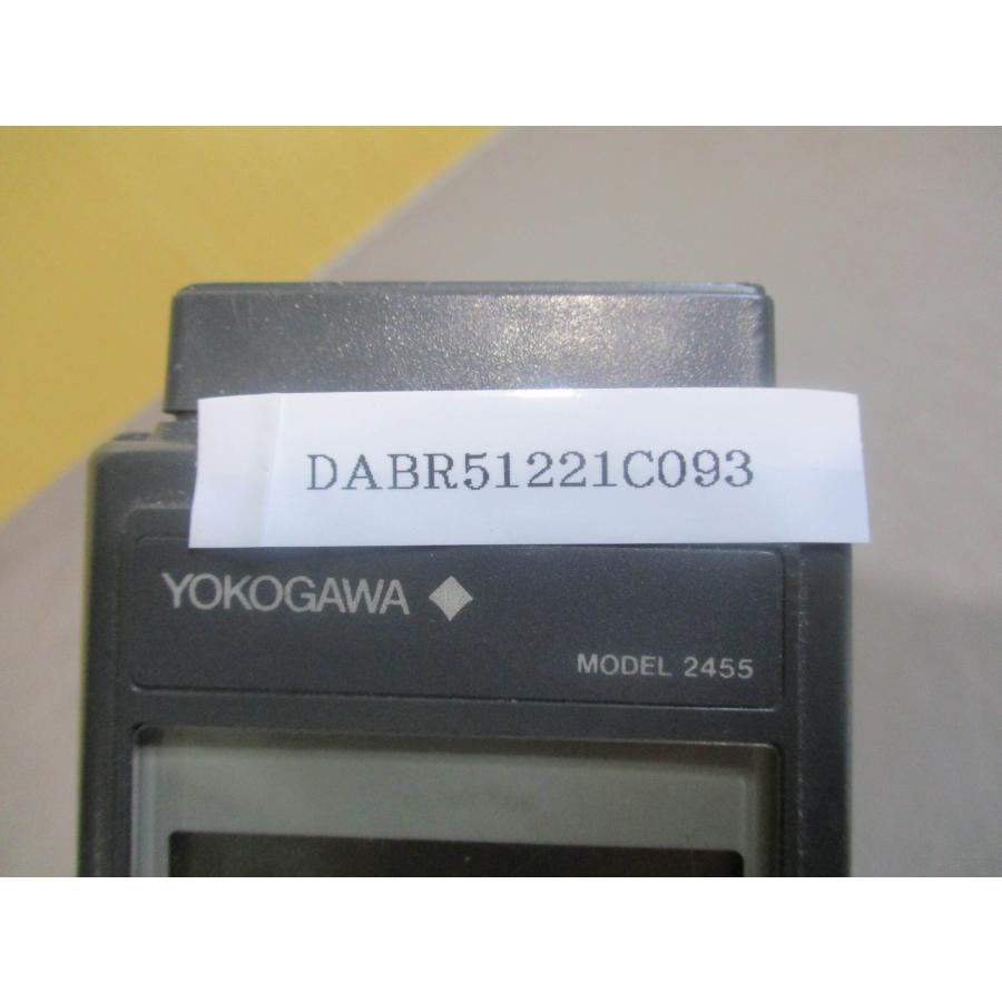 中古 YOKOGAWA DIGITAL THERMO METER 2455 デジタル 温度計