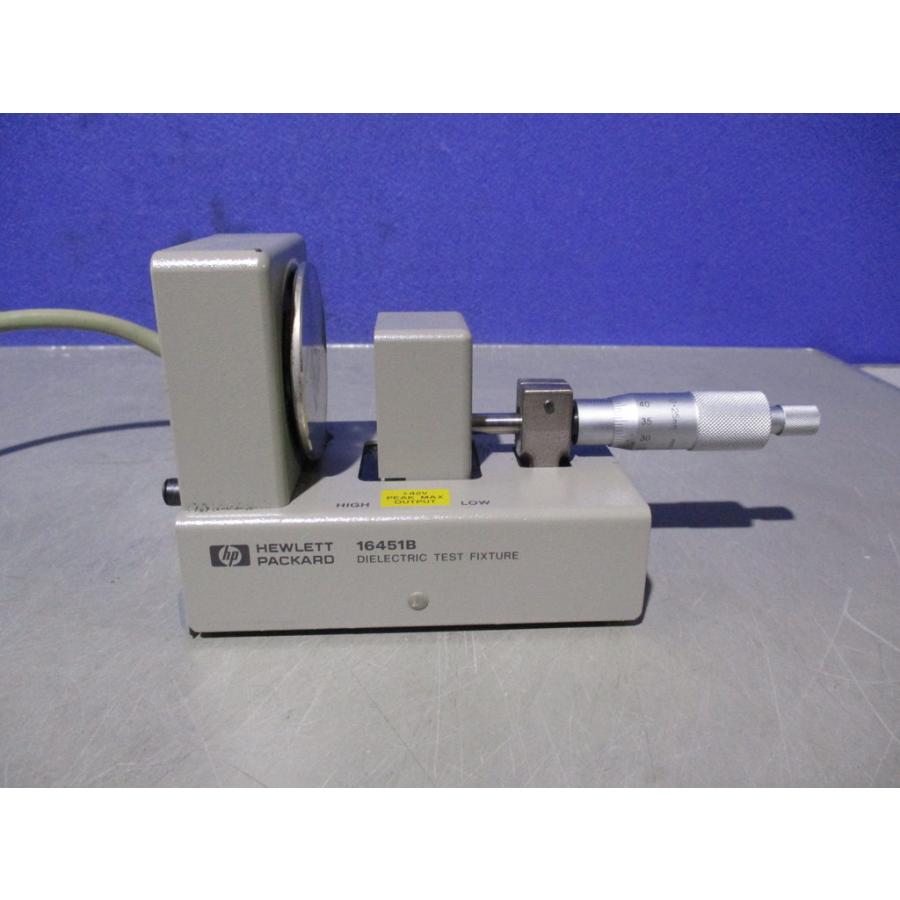 中古 HEWLETT PACKARD 16451B 誘電体テストフィクスチャ DIELECTRIC TEST FIXTURE ...