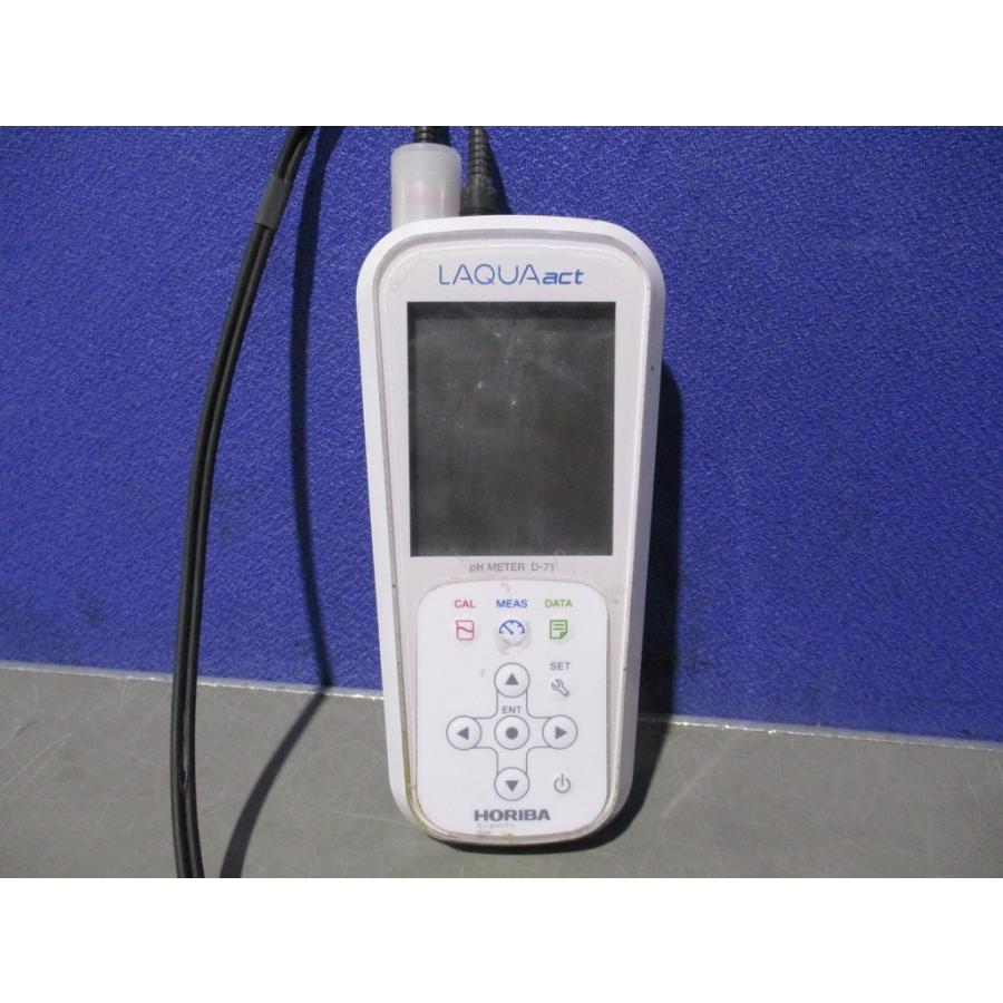 中古 HORIBA D-71 型承SS131 ガラス電極式水素イオン濃度指示計 DC 7V