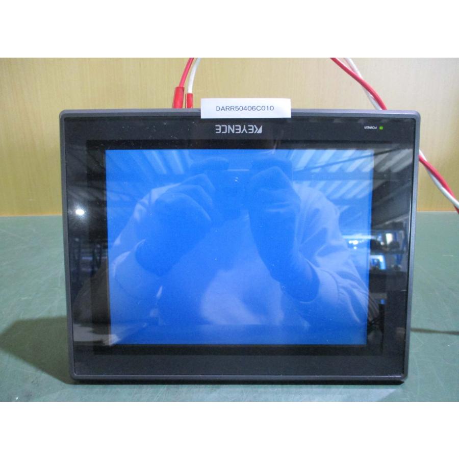 中古 KEYENCE COLOR MONITOR CA-MN80 カラーモニター 24VDC 通電OK(DARR50406C010 ...
