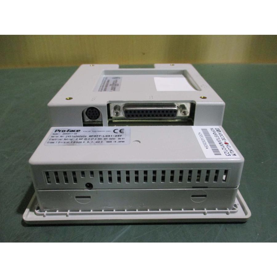 中古 PRO-FACE プログラマブル表示器 2880011-02 GP377-LG41-24V 中古 PRO-FACE プログラマブル表示器 2880011-02 GP377-LG41-24V