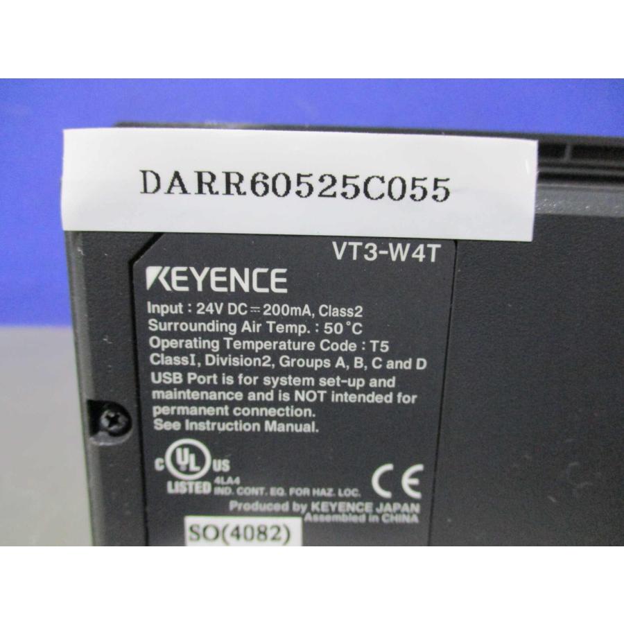 中古 KEYENCE VT3-W4T タッチパネル 通電OK(DARR60525C055