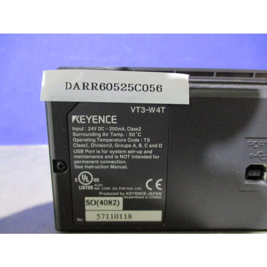 中古 KEYENCE VT3-W4T タッチパネル 通電OK(DARR60525C056 中古 KEYENCE VT3-W4T タッチパネル 通電OK(DARR60525C056