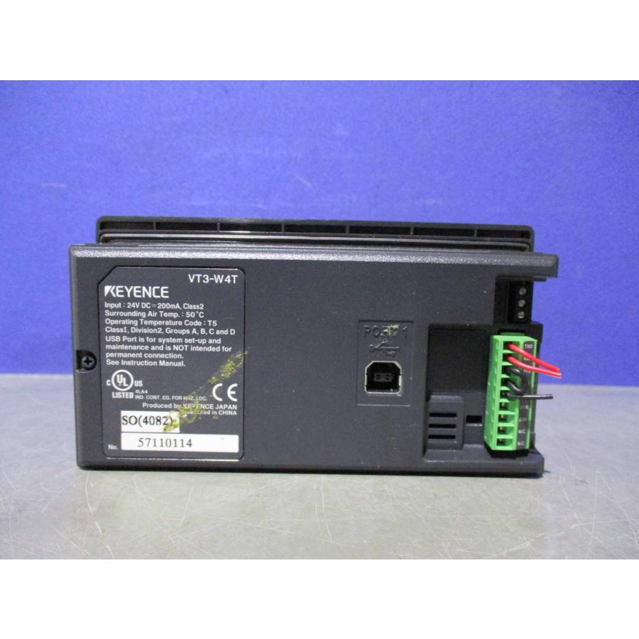 Keyence VT3-W4T タッチパネル(通電確認済み) 中古 KEYENCE VT3-W4T タッチパネル 通電OK(DARR60525C057