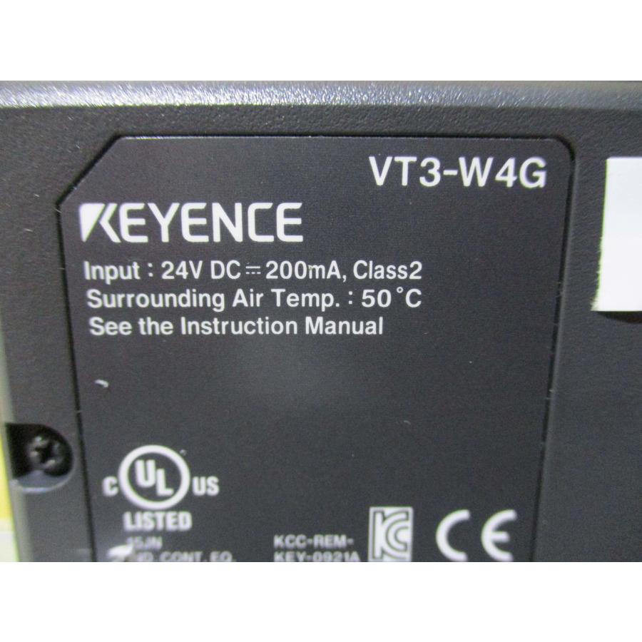 中古 Keyence VT3-W4G 4型 TFTカラー タッチパネル＜通電OK