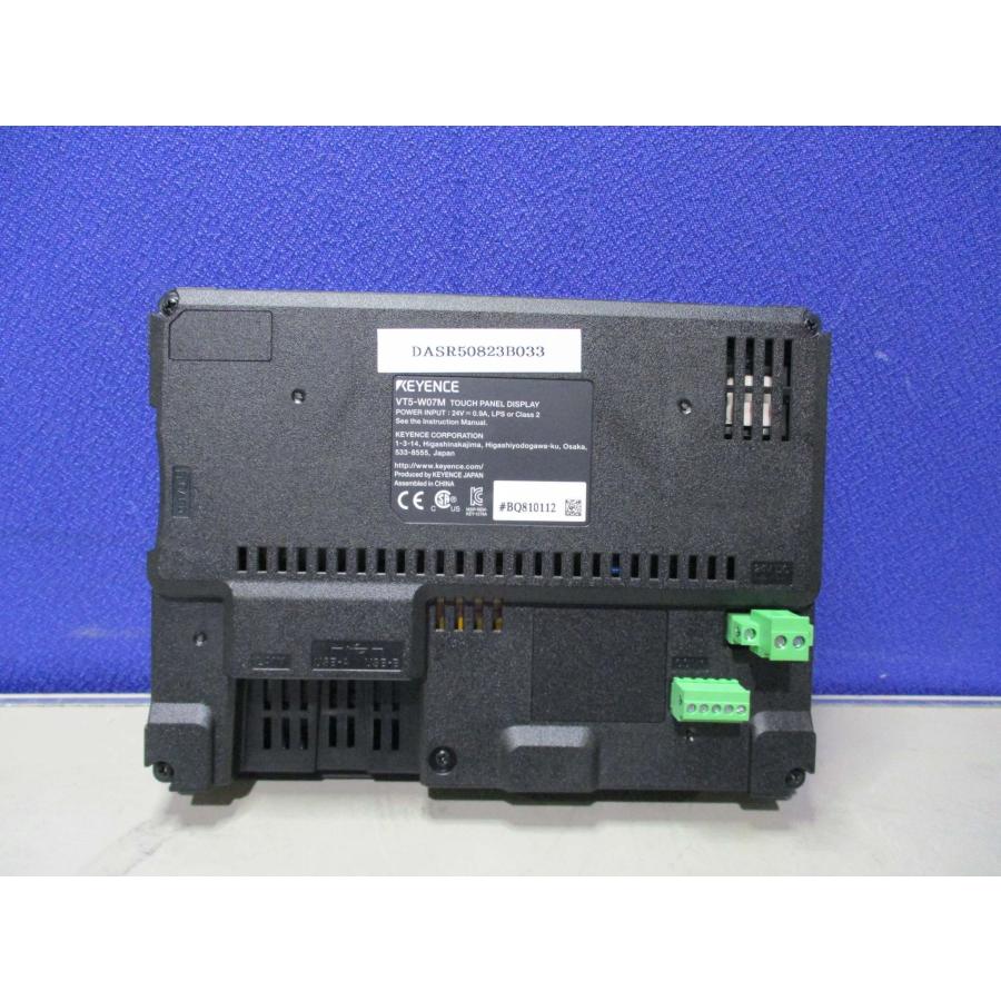 中古 KEYENCE TOUCH PANEL DISPLAY VT5-W07M タッチパネル 中古 KEYENCE TOUCH PANEL DISPLAY VT5-W07M タッチパネル