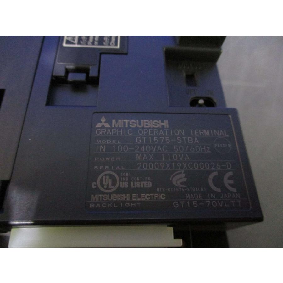 中古 MITSUBISHI GT1575-STBA/GT15-J71E71-100   100-240VAC 50/60Hz 通電OK(DAUR60426D004)｜growdetradingltd｜04