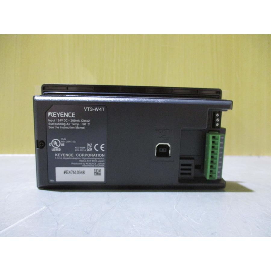 新古 KEYENCE VT3-W4T TFTカラー タッチパネル(DAUR60705D048 新古 KEYENCE VT3-W4T TFTカラー タッチパネル(DAUR60705D048