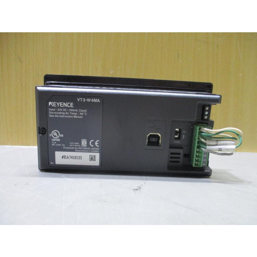 中古 KEYENCE TOUCH SCREEN VT3-W4MA タッチスクリーン ＜通電OK