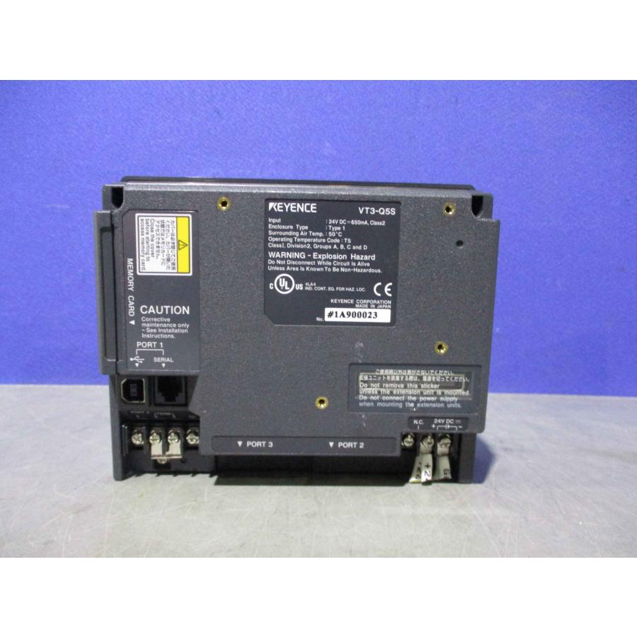 中古 KEYENCE VT3-Q5Sタッチパネルディスプレイ 通電OK (DAVR60521B007