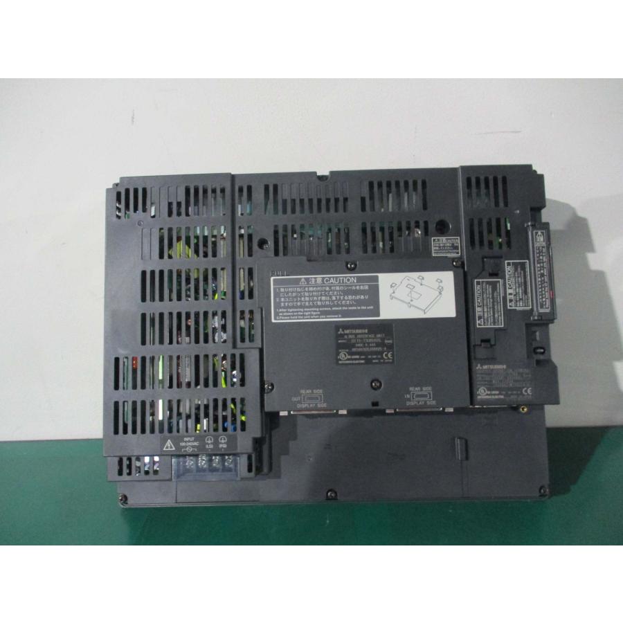 中古 MITSUBISHI GT1585-STBA+GT15-75QBUS2L 100-240VAC 50/60Hz 通電OK(DAWR41201B015)｜growdetradingltd｜03