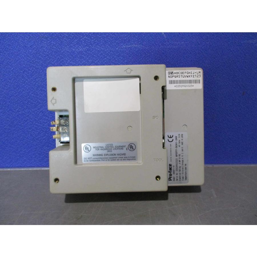 中古 PRO-FACE プログラマブル表示器 2880011-01 GP377-SC41-24V 通電