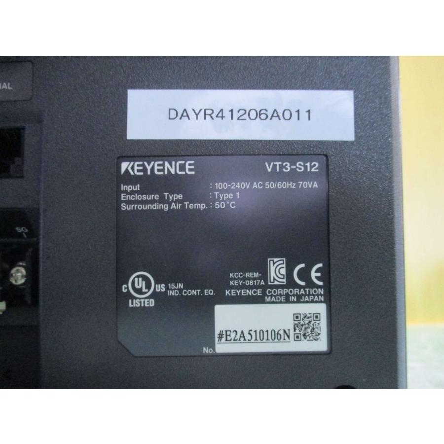 中古 KEYENCE VT3-S12 100-240V AC 50/60Hz+VT3-E3 通電OK