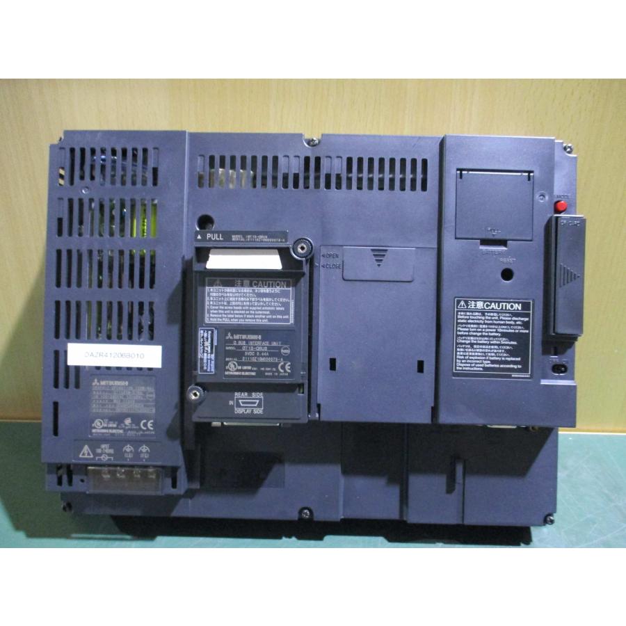 中古 MITSUBISHI GT1685M-STBA 110-240VAC 50/60Hz +UNIT GT15-QBUS