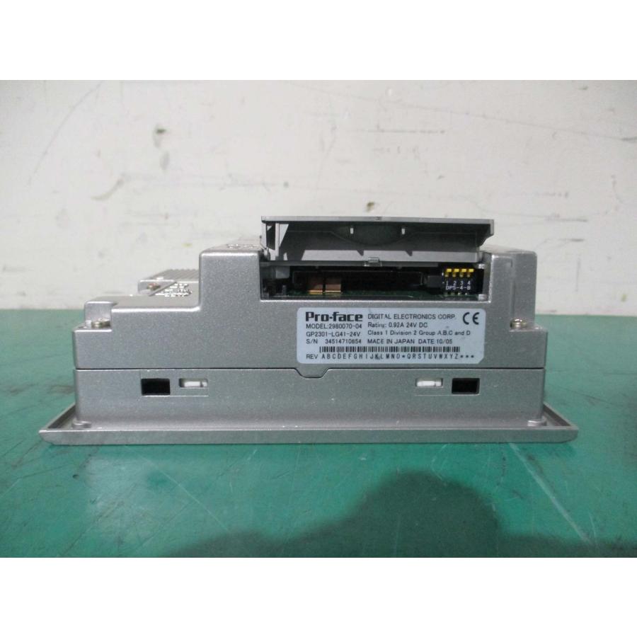 中古 PRO-FACE 2980070-04 GP2301-LG41-24V タッチパネル表示器 通電OK