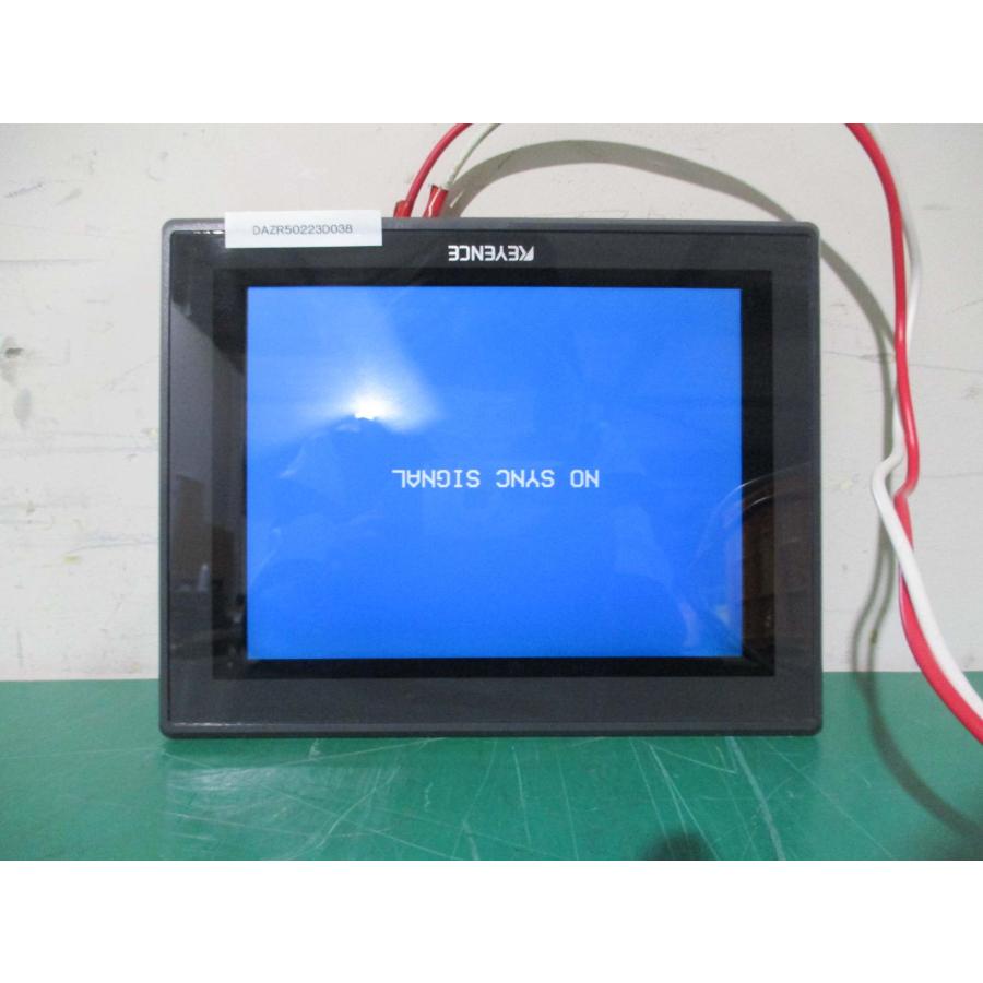 中古 KEYENCE COLOR MONITOR CA-MP81 カラーモニター 24VDC 通電