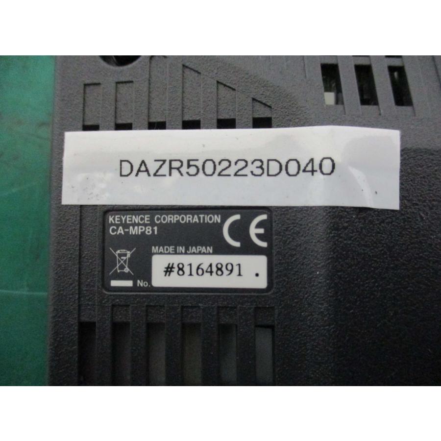 中古 KEYENCE COLOR MONITOR CA-MP81 カラーモニター 24VDC 通電OK