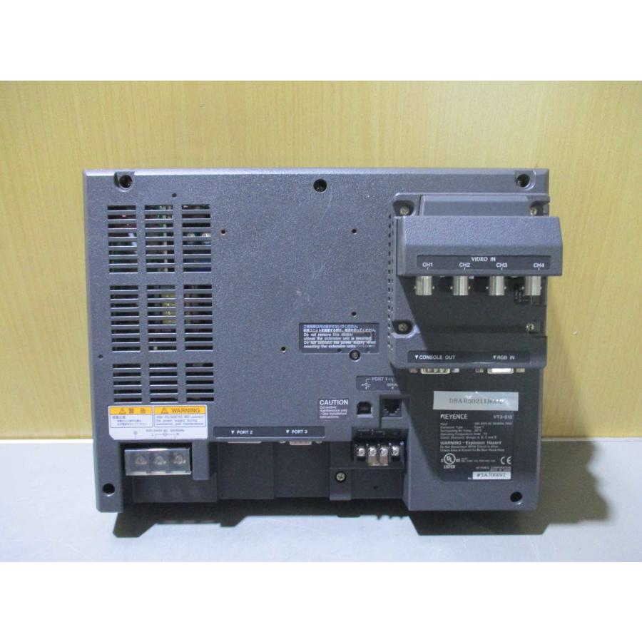 中古 KEYENCE タッチパネル VT3-S12 100-240VAC 50/60Hz 通電OK
