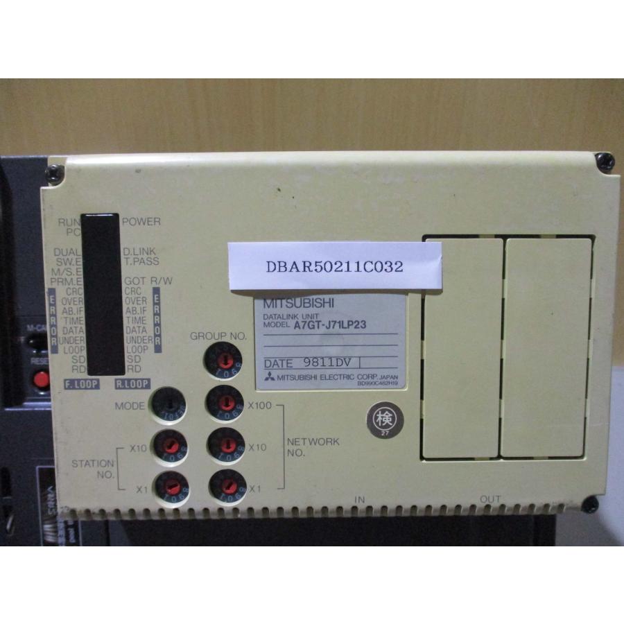 中古 MITSUBISHI A7GT-J71LP23+A960GOT-EBA 通電OK 中古 MITSUBISHI A7GT-J71LP23+A960GOT-EBA 通電OK