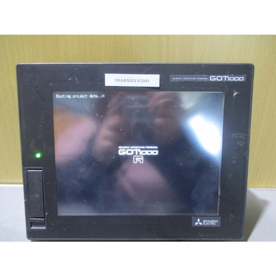 中古 MITSUBISHI GRAPHIC OPERATION TERMINAL GT1662-VNBA/DATA LINK