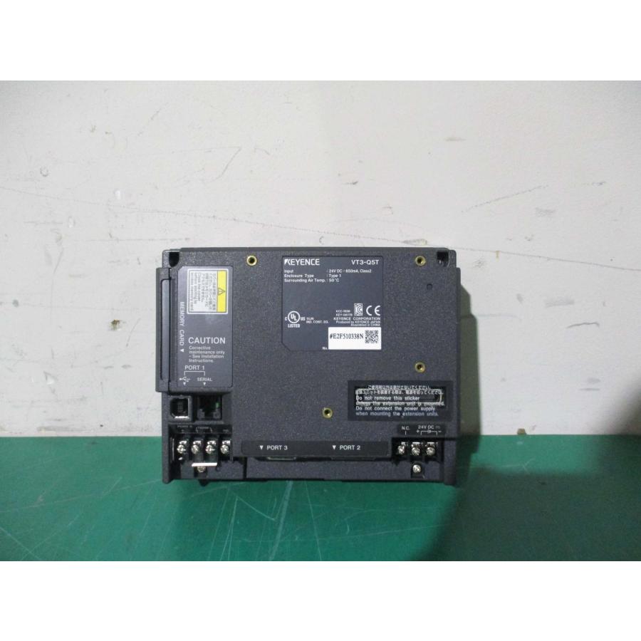 中古 KEYENCE VT3-Q5T タッチパネルディスプレイ 通電OK 中古 KEYENCE VT3-Q5T タッチパネルディスプレイ 通電OK