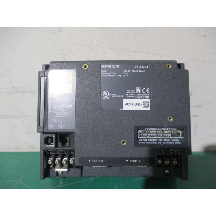 中古 KEYENCE VT3-Q5T タッチパネルディスプレイ 通電OK 中古 KEYENCE VT3-Q5T タッチパネルディスプレイ 通電OK