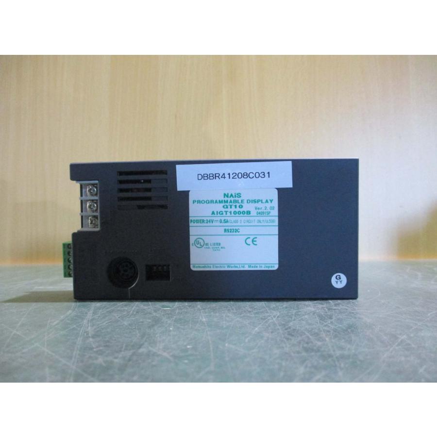 中古 NAIS PROGRAMMABLE DISPLAY GT10 AIGT1000B 通電OK(DBBR41208C031