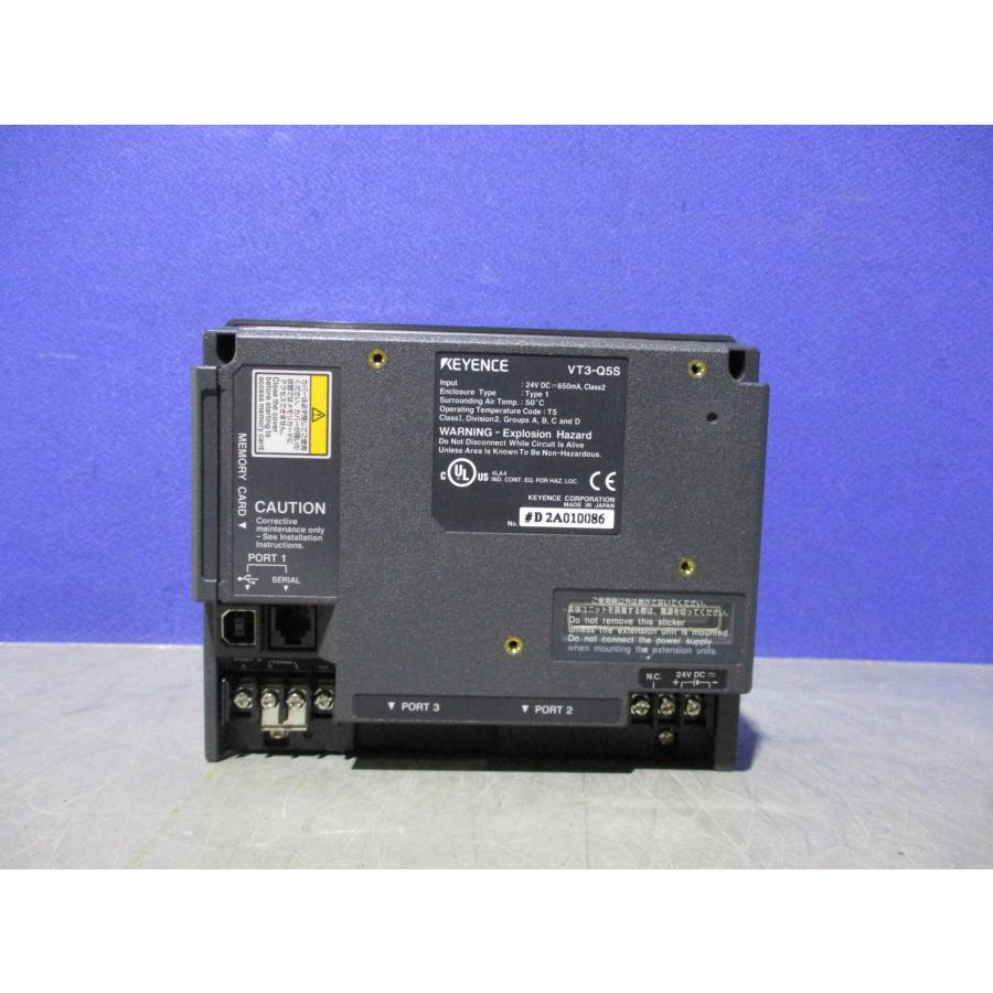 中古KEYENCE TOUCH PANEL DISPLAY VT3-Q5S 通電OK(DBBR60517C075