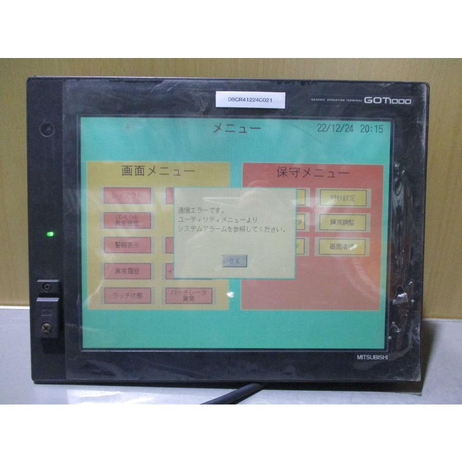 中古 MITSUBISHI GOT1000シリーズ タッチパネル GT15-QBUS/ GT1585