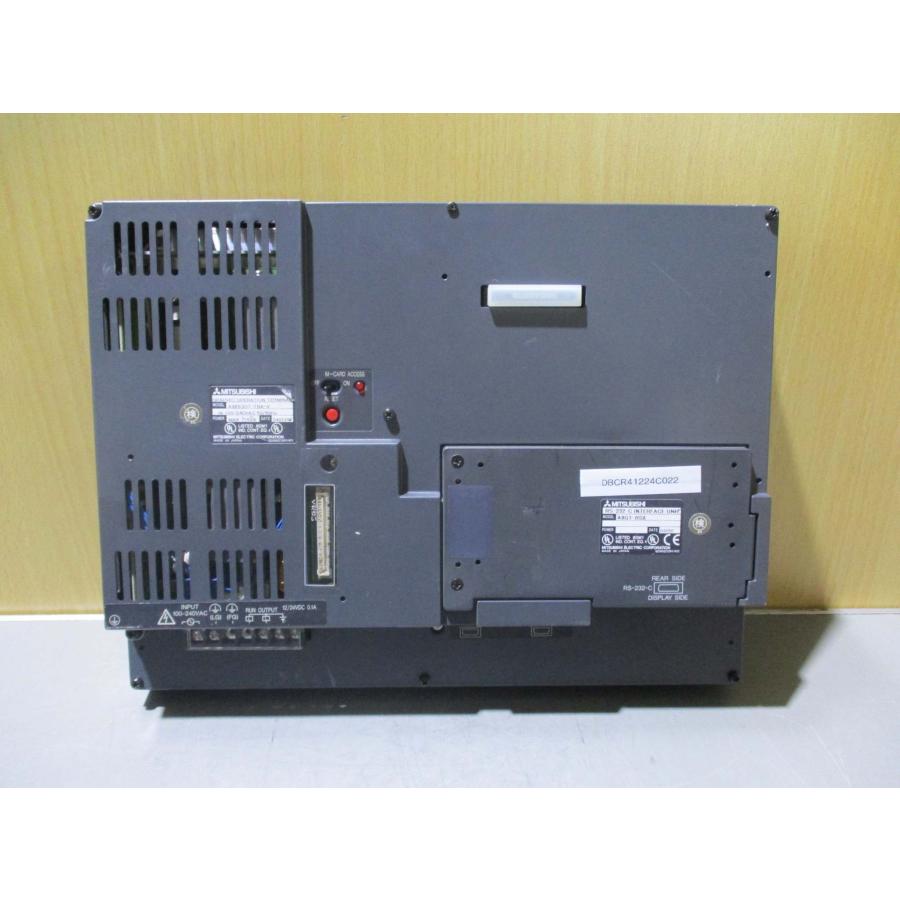 中古 MITSUBISHI GRAPHIC OPERATION TERMINAL A9GT-RS2/A985GOT-TBA-V 