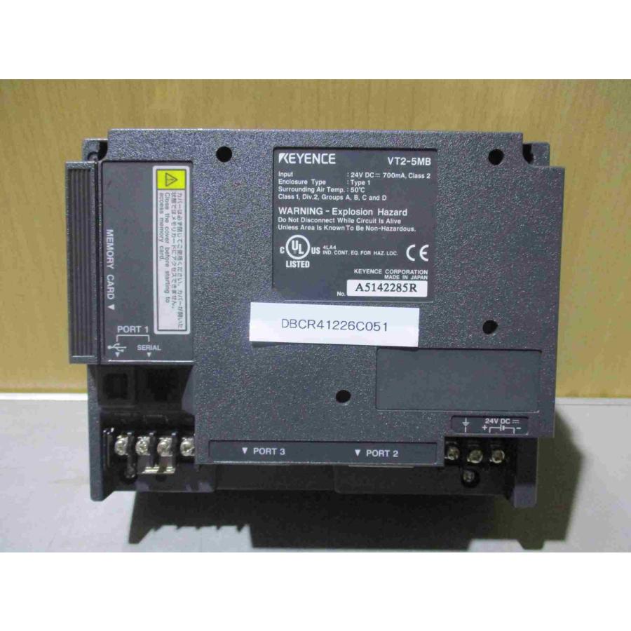 中古 KEYENCE VT2-5MB 高品位タッチパネルディスプレイ VT2 シリーズ 5
