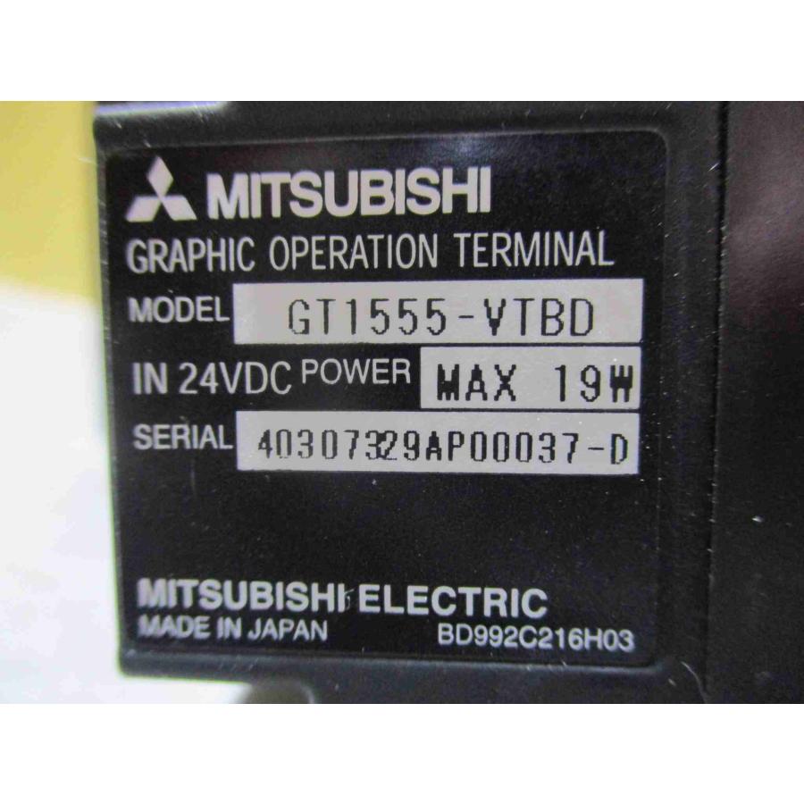 中古 MITSUBISHI GT15-CFEXIF /GT15-RS2-9P/GT1555-VTBD MAX 19W 中古 MITSUBISHI GT15-CFEXIF /GT15-RS2-9P/GT1555-VTBD MAX 19W