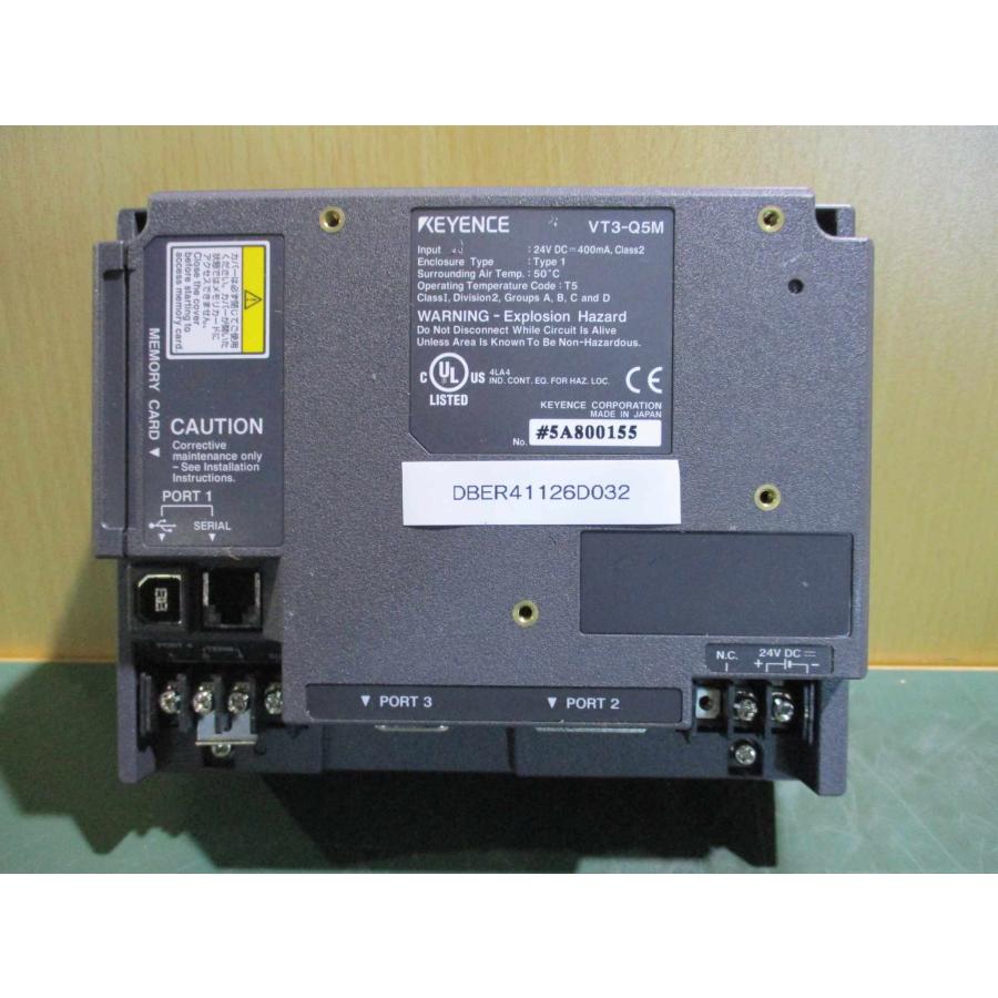 タッチパネルディスプレイ VT3-W4MT 中古KEYENCE VT3-Q5M タッチパネル(DBER41126D032
