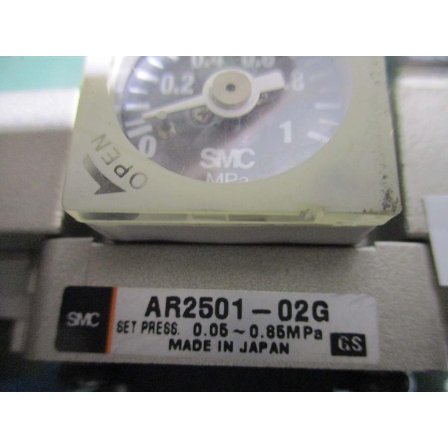 中古 SMC AF3000-02D,AR2501-02G,IS1000 空圧補助セット(EABR41025B053 ...
