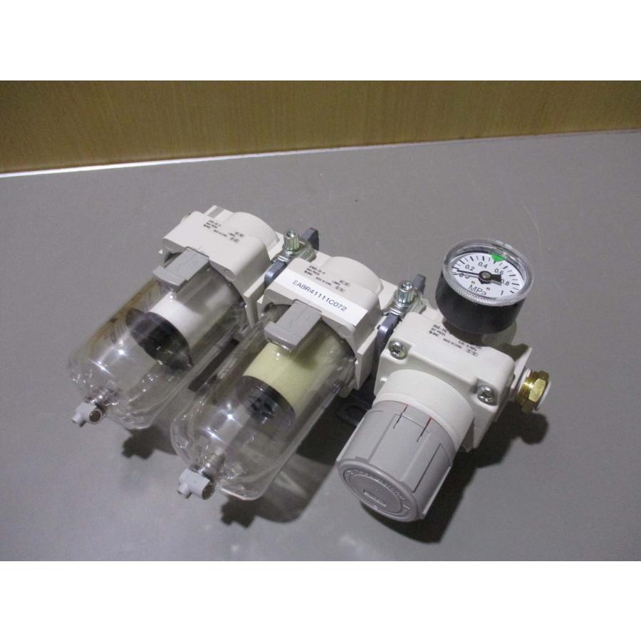 中古 SMC AR40-04G-A/AF40-04-A/AFM40-04A レギュレータセット