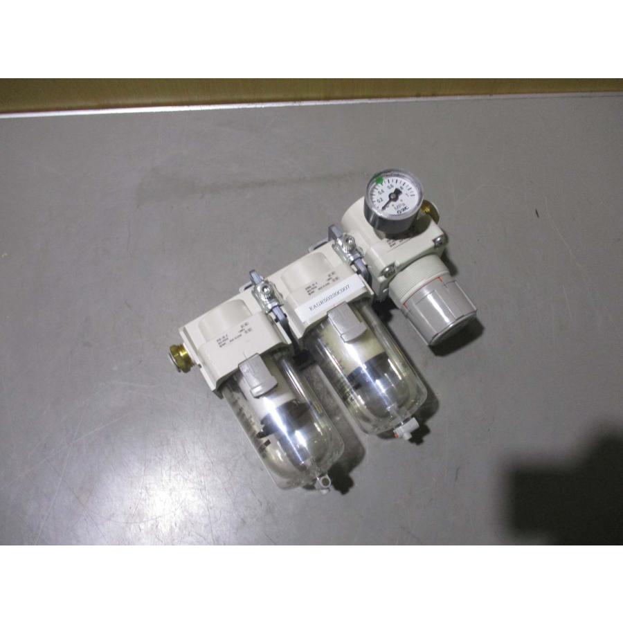 中古 SMC AFM40-04-A/AR40-04G-A レギュレータ(EAGR50220C007