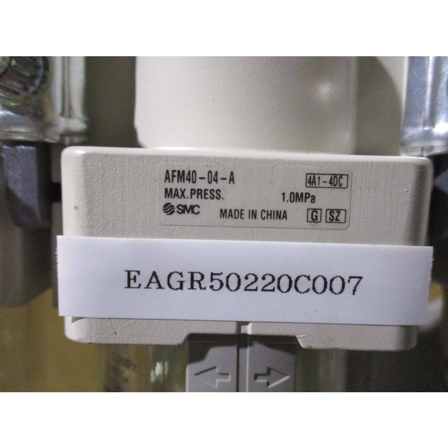 中古 SMC AFM40-04-A/AR40-04G-A レギュレータ(EAGR50220C007