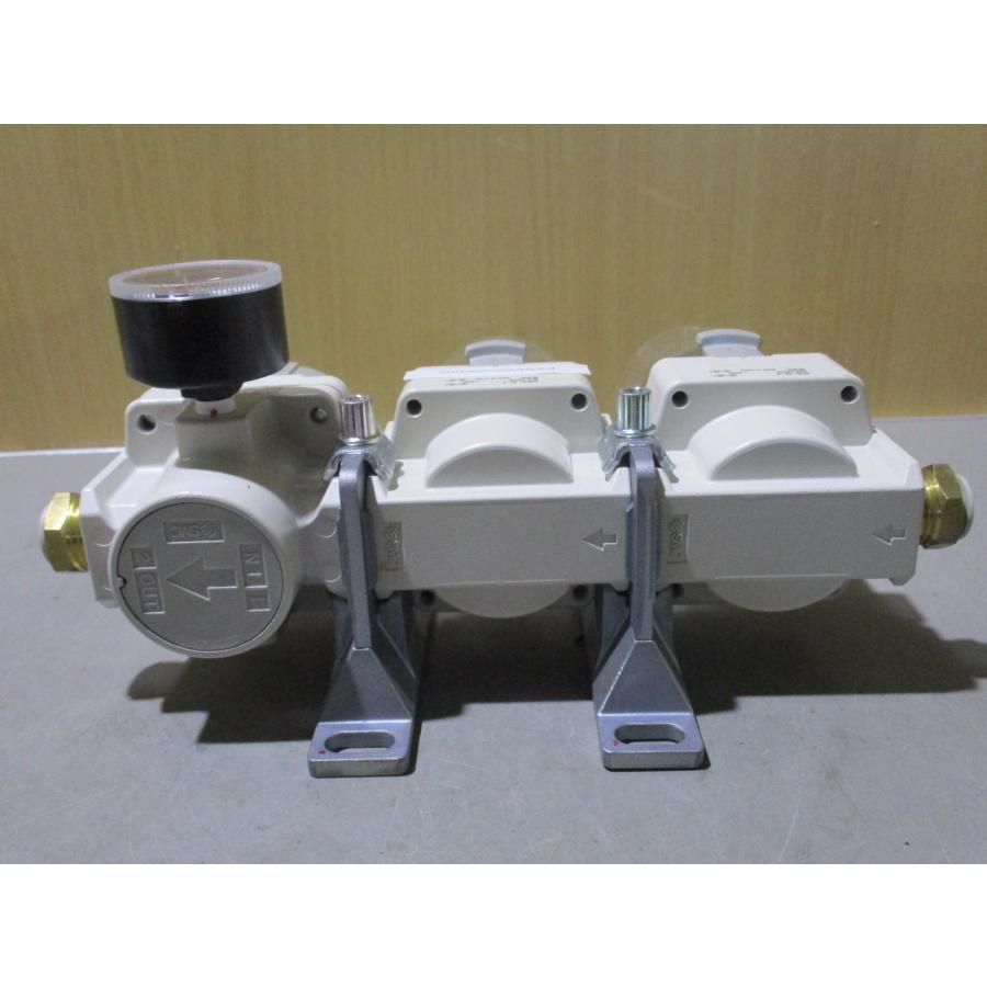 中古 SMC AFM40-04-A/AR40-04G-A レギュレータ(EAGR50220C007
