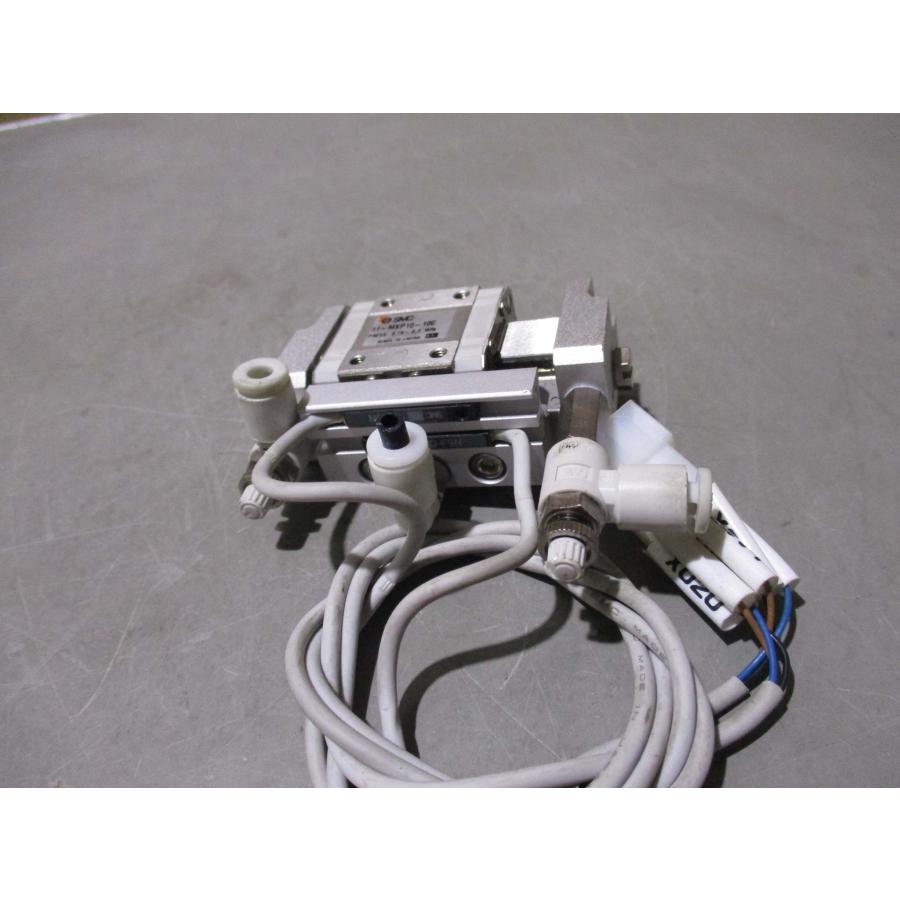 中古 SMC 11-MXP10-10C*2 エアスライドテーブル MXPシリーズ 2セット(EAHR50210C065 ...