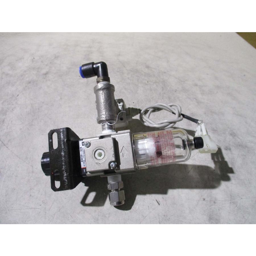 中古 高精度デジタル圧力スイッチ ISE50-02-22L-M/SMC フィルタ