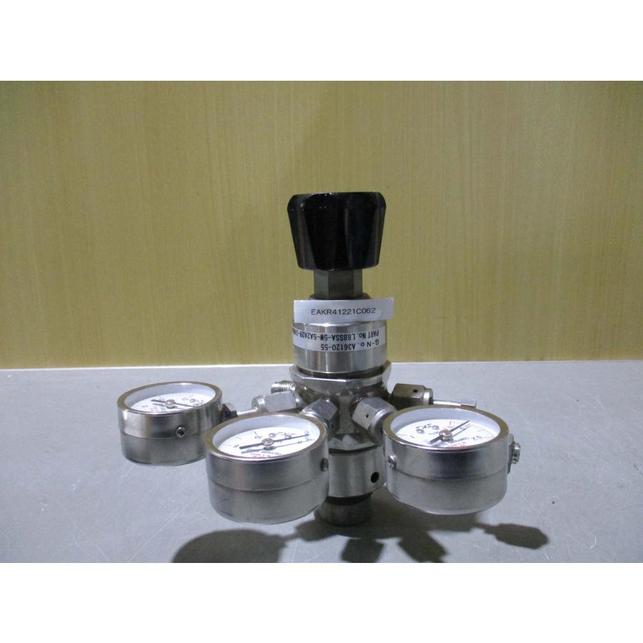 中古 YUTAKA CROWN E-FLOW P40741C 圧力調節器 L88SSA-5W-5A2A2R
