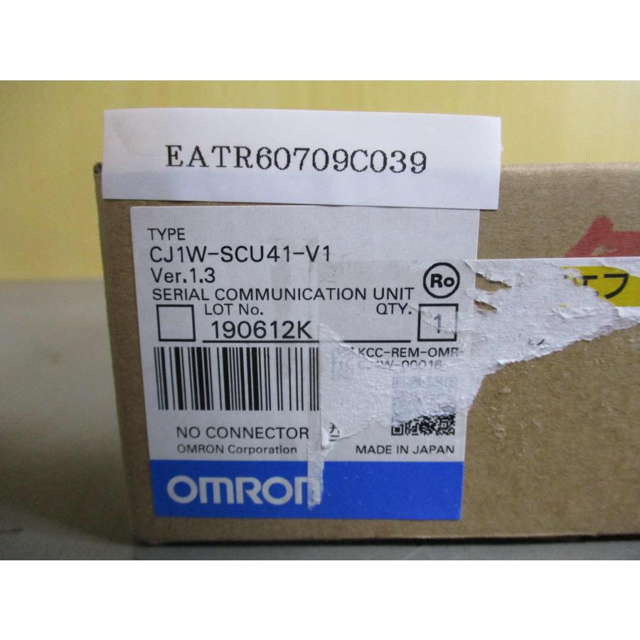 新古 OMRON SERIAL COMMUNICATION UNIT CJ1W-SCU41-V1 シリアル 