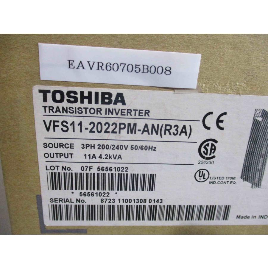 新古 TOSHIBA 東芝 VFS11-2022PM-AN(R3A) 多機能・小型インバータ