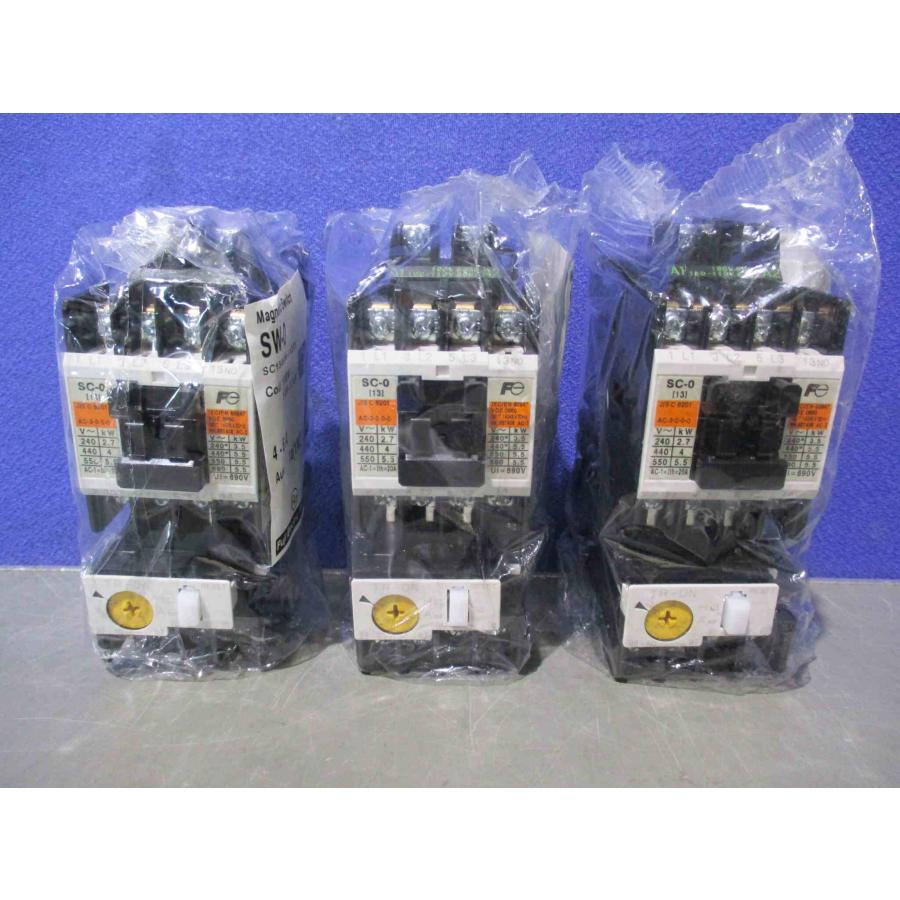 新古 FUJI SW-0 Magnetic Switch / SC-0 SC13AA 電磁開閉器 3個 (EAVR61107D035 ...